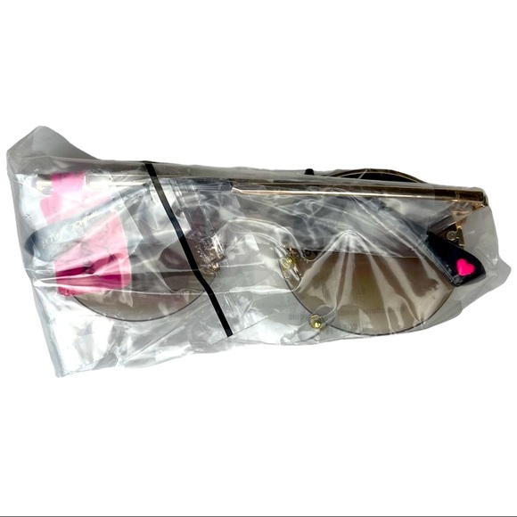 BETSEY JOHNSON Sunglasses Round Jewel Embellished - Picture 4 of 5